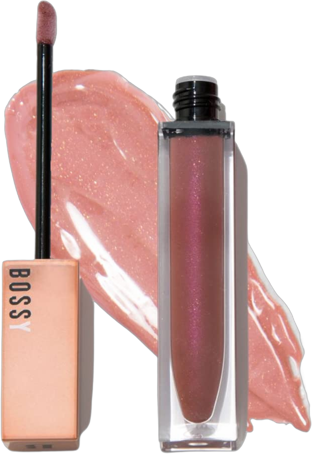 Vegan Lip Gloss for Soft Lips, Plumping Oil, Hydrating Non-Stick Lipgloss for Women, Provides Maximum Shine, Paraben and Cruelty Free (UNAPOLOGETIC - Pink Nude Color) UNAPOLOGETIC 1 Fl Oz (Pack of 1)