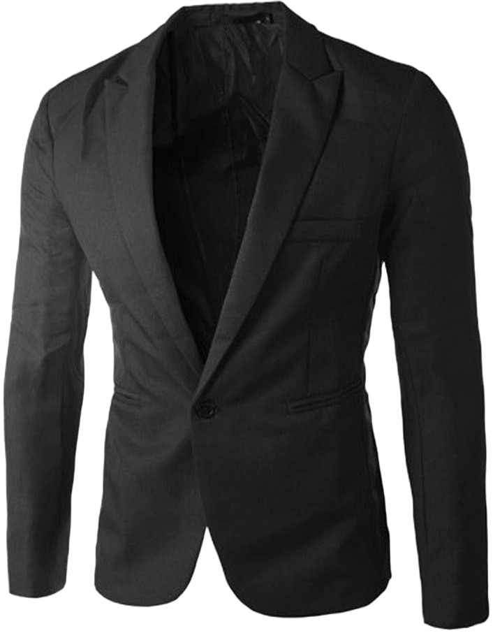 Men's Casual Blazer Suit Jackets Men's Suits Sport Coats Lightweight Sports Coats One Button Busniess Jacket XX-Large Black