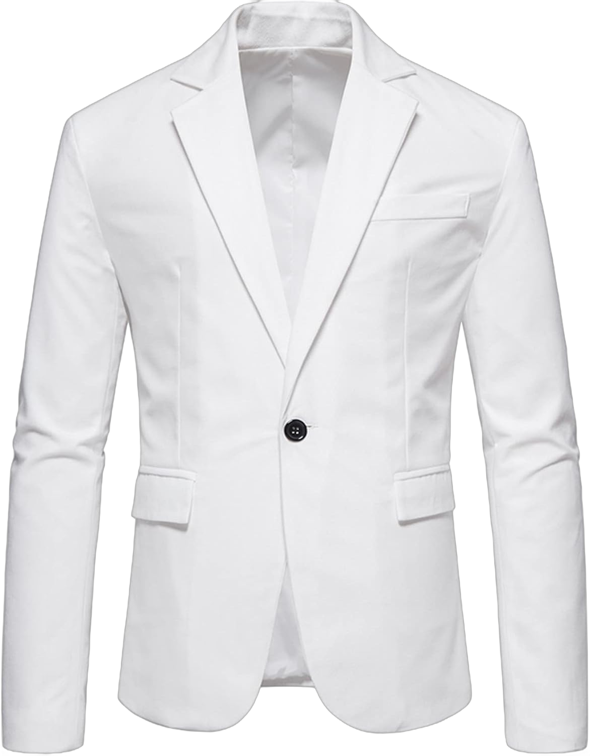 SUWBMHWE Pink Blazer Men, Mens European And American V Neck 2 Button Coat Suit Wedding Dress XX-Large White