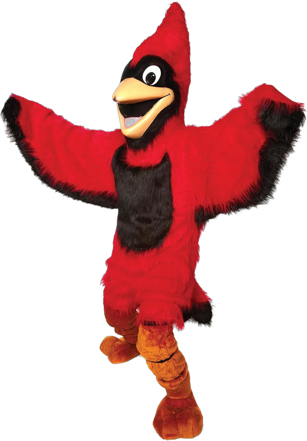 TCDesignerProducts Friendly Cardinal Mascot Costume, School Spirit Sports Fan Gear, Football Cheerleader Accessories, Homecoming