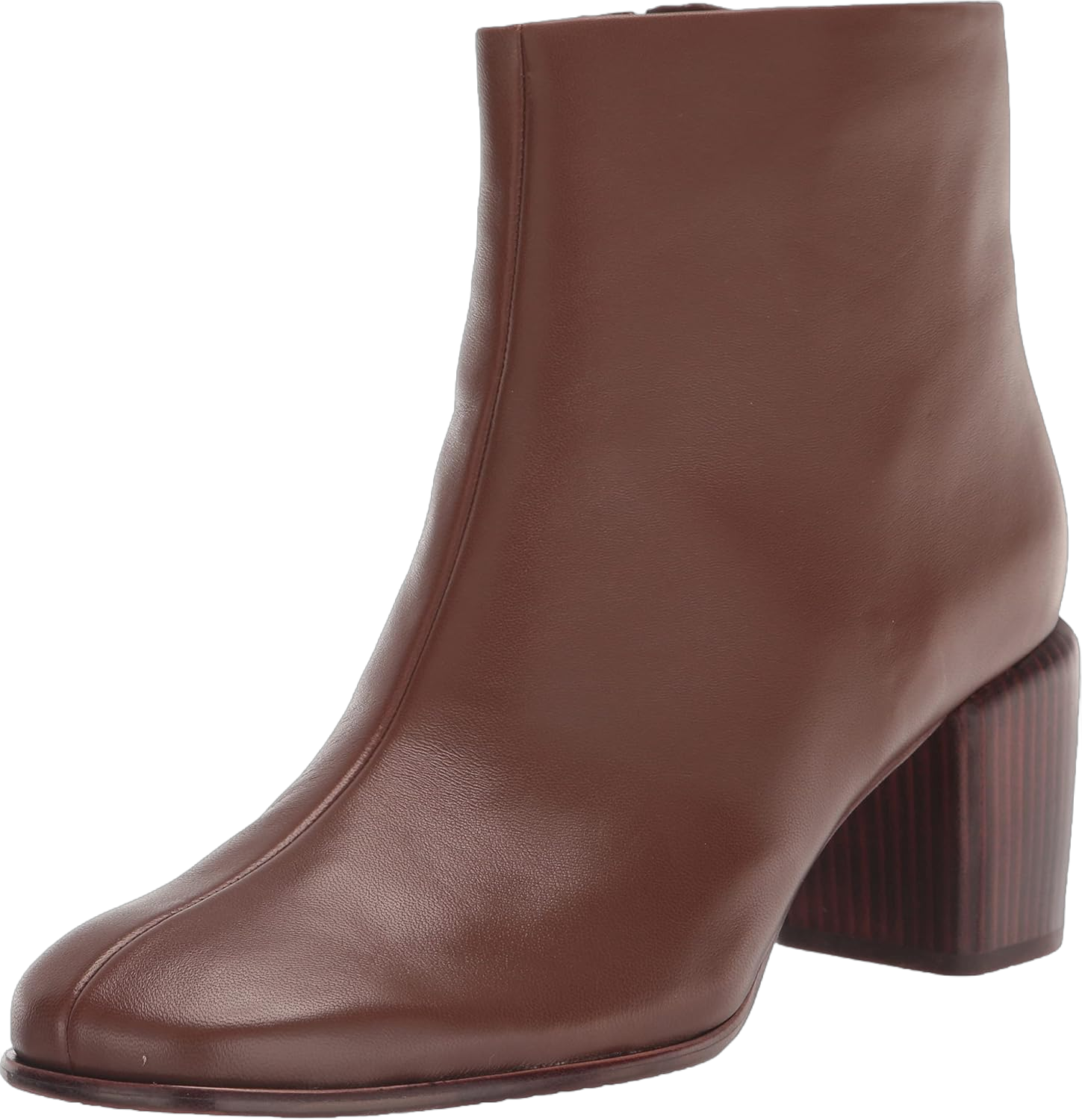 Vince Women's Maggie Ankle Boots 7 Coffee Brown Leather