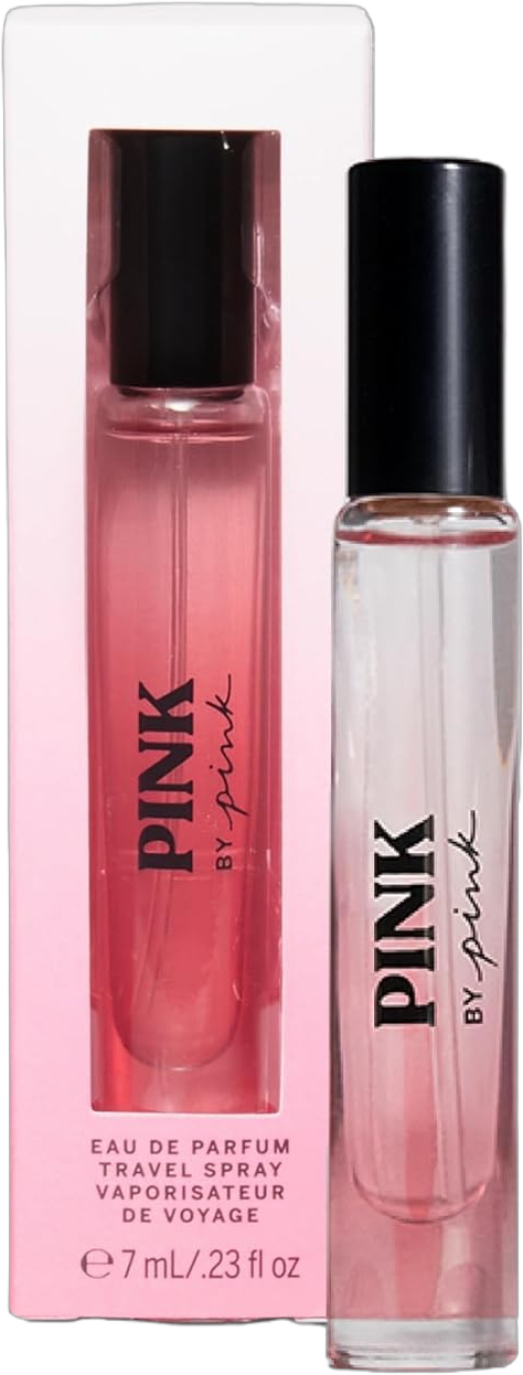 Victoria's Secret Pink Eau de ParfumPink Eau de Parfum Travel Spray, Notes of Apple, Jasmine & Cedarwood, Travel Size Mini Perfumes for Women (0.23 oz) 0.23 Fl Oz (Pack of 1)