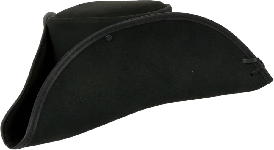 Blackbeard | Womens Tricorne Leather Pirate Hat