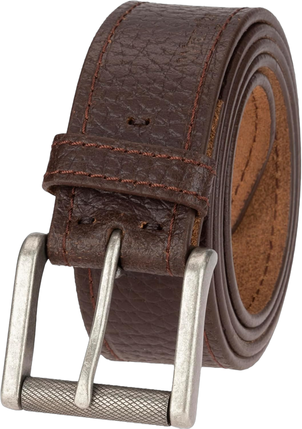 Wrangler Men’s Leather Casual Everyday Belt for Jeans