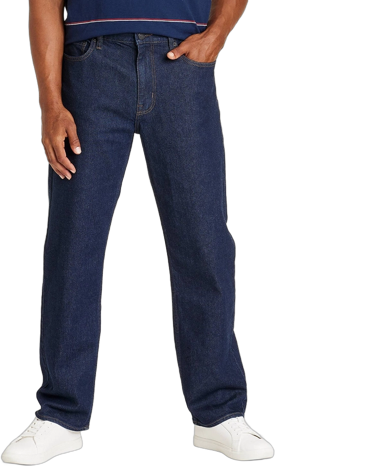 Men&#39;s Relaxed Fit Jeans - Goodfellow &#38; Co&#8482; Dark Wash 30x34