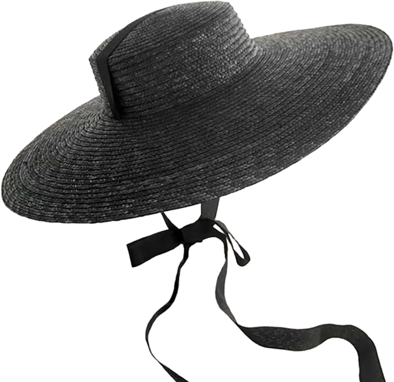 Womens Wide Brim Sun Hat with Wind Lanyard for Woman Girl Straw Weaving Hat Outdoor Anti-Uv Sunshades Hat Oversize Brim Fisherman Hat