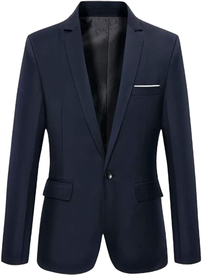 Men's Suits Coat Formal wear 3X-Large Navy Blue