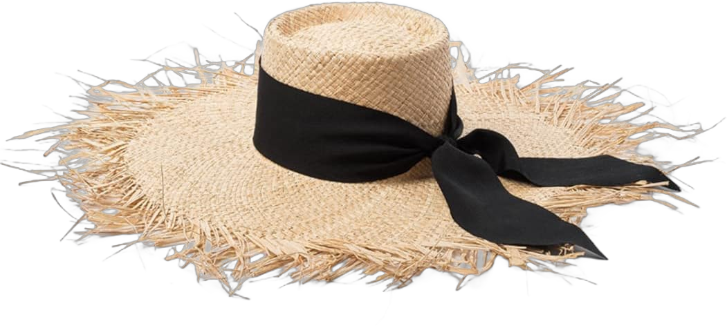 Bollrllr Women Fringed Wide Brim Straw Hat Black Wide Ribbon Bowknot Ladies Travel Beach Hat Bucket Hat Beige