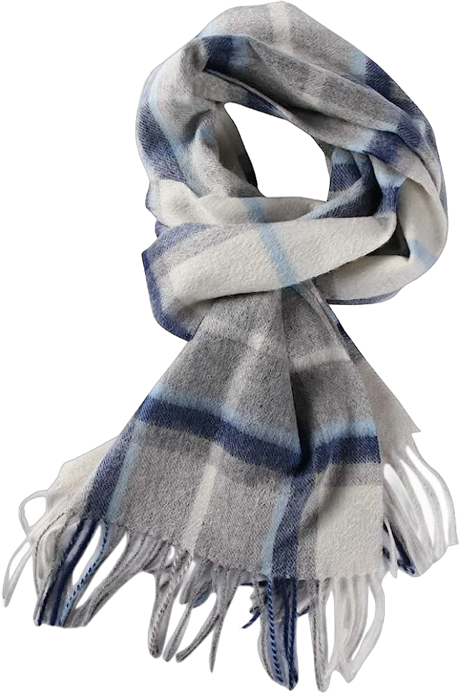 WAMSOFT Wool Plaid Winter Scarf ,Fashion Tartan Scarf for Men Women Scarves