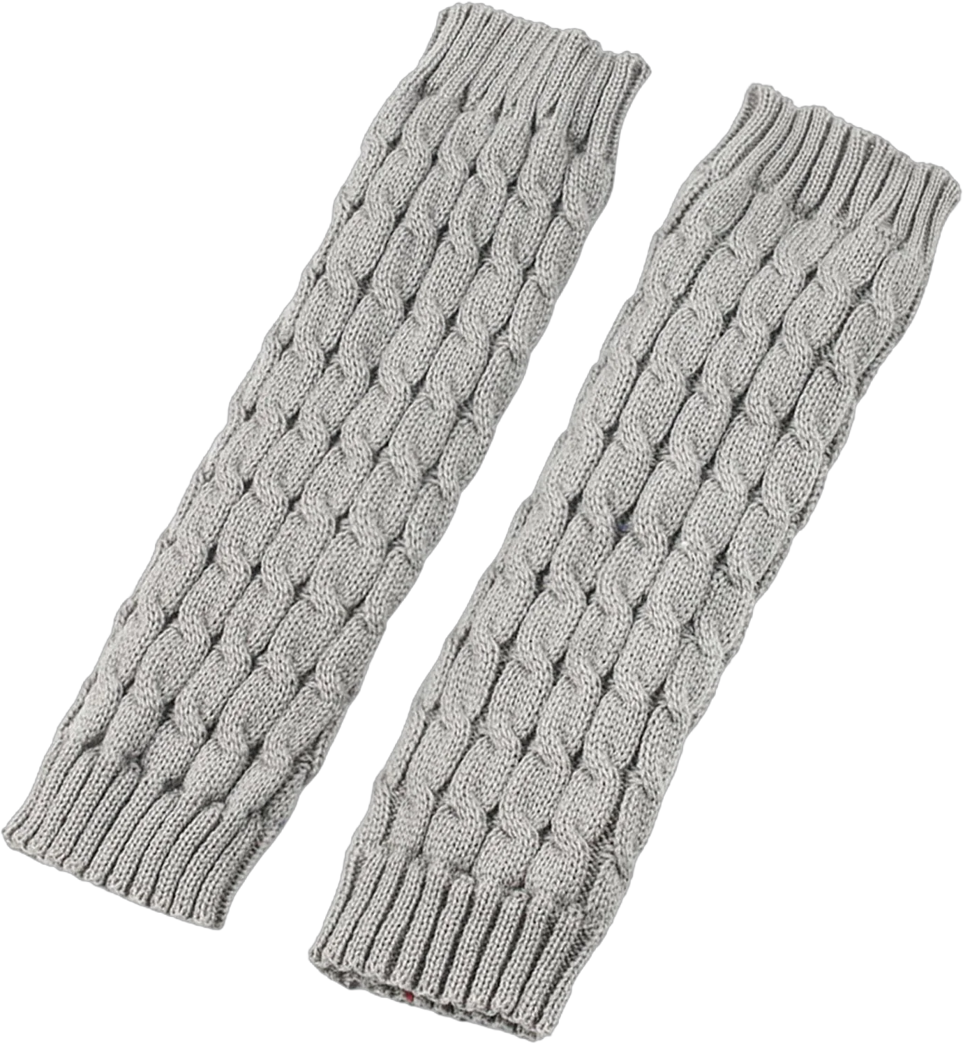 Pitauce Winter Fleece Lined Leg Warmer for Women Knitted Boot Toppers Long Socks High Leg Sleeves for Outdoor Skating Daily Wear