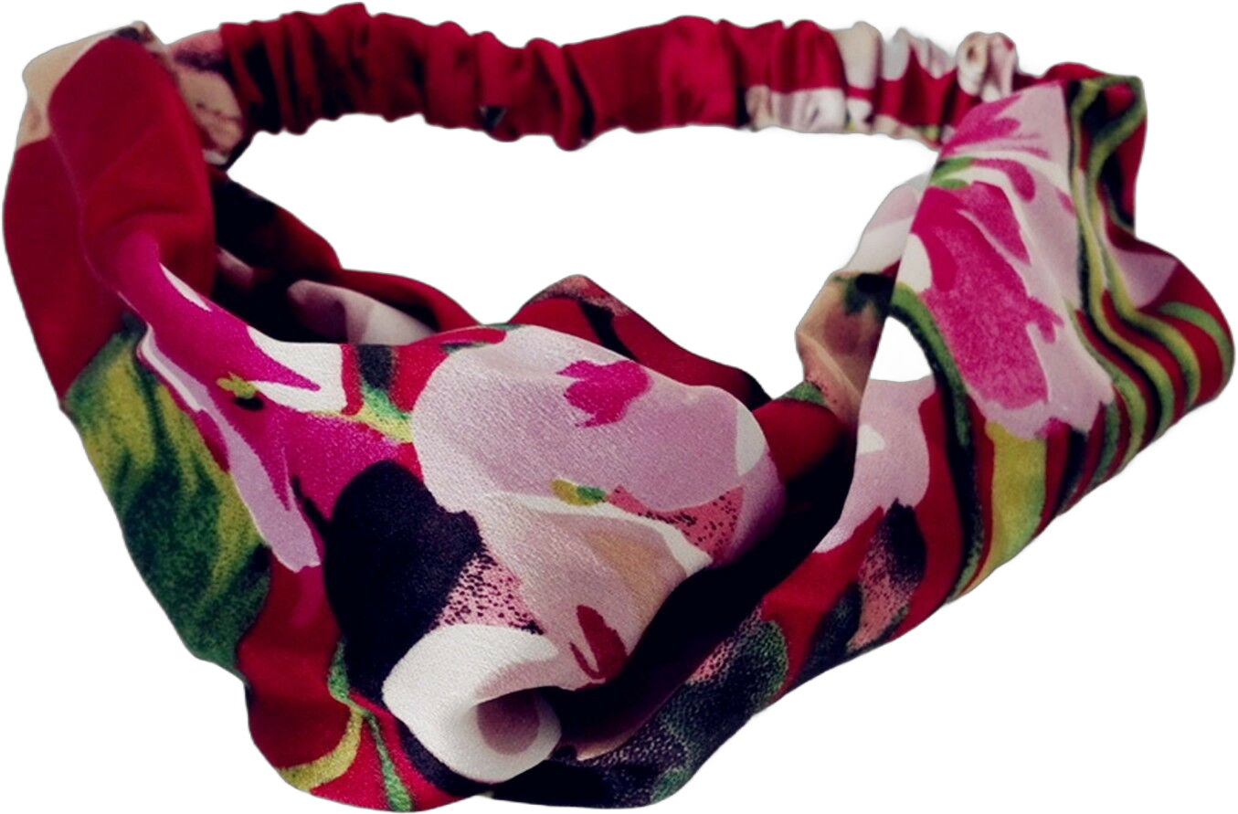 Women Lady Flower Boho Bohemian Cross hair head headband band Scarf Wrap Bandana