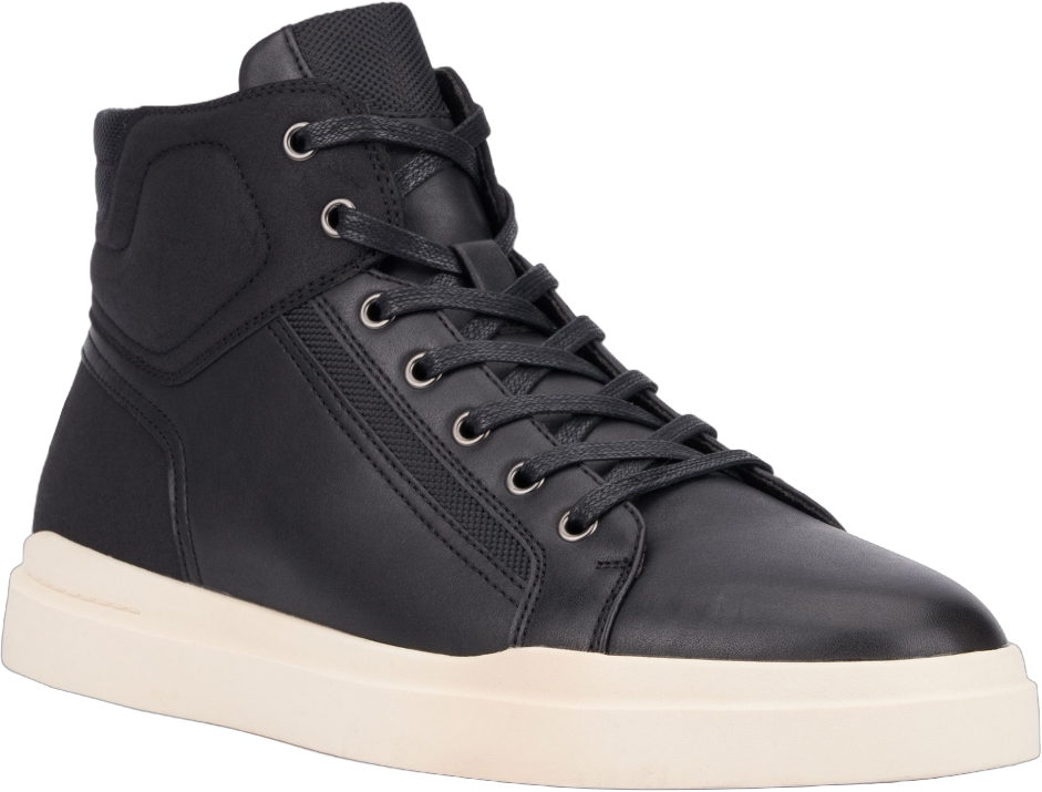 Reserved Footwear New York Men's Jayden High Top Sneakers - 9.5, BLACK