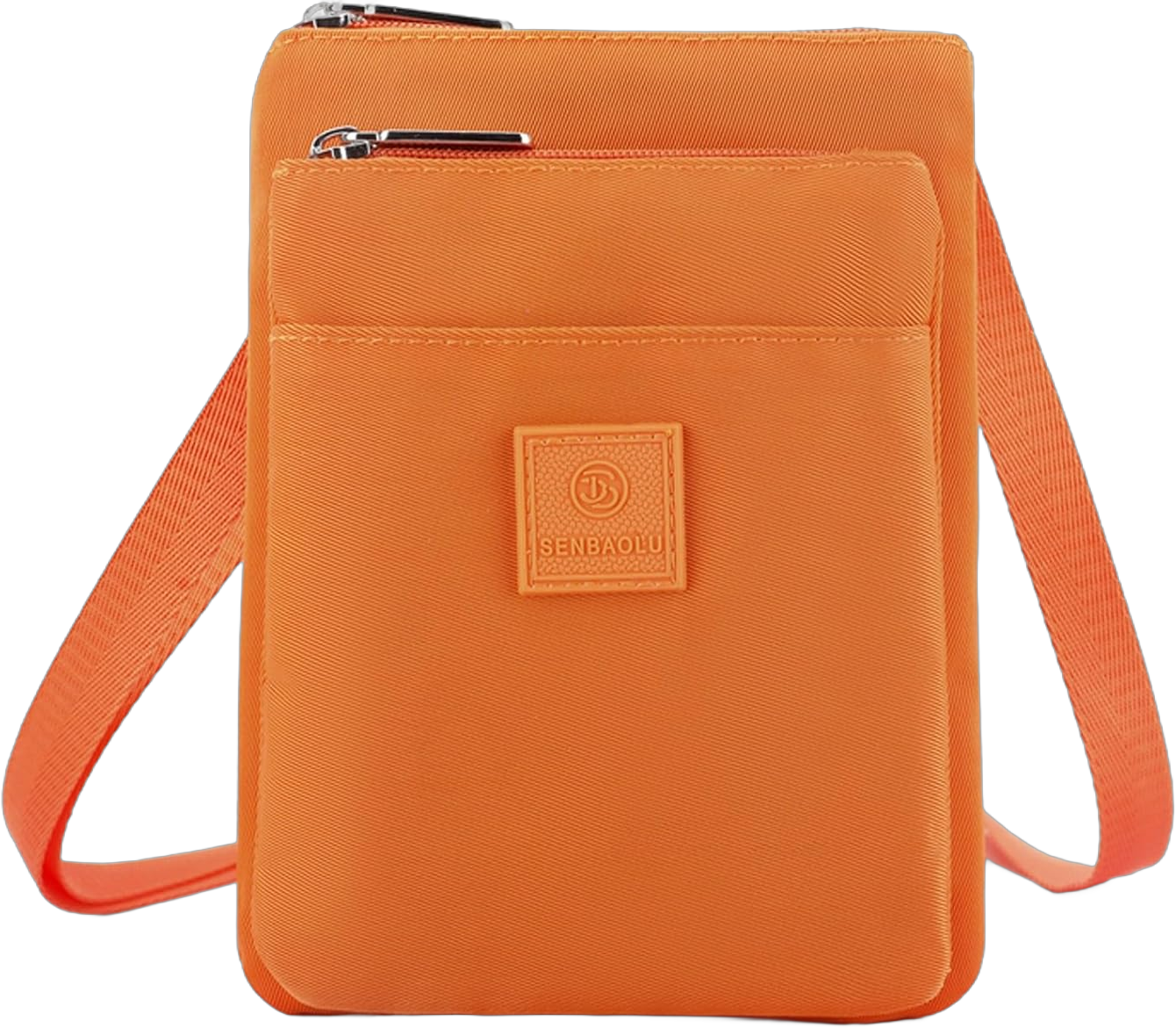 KARRESLY Small Crossbody Bags for Women Mini Waterproof Cell Phone Purse Nylon Shoulder Handbags Lightweight Casual Wallet Orange