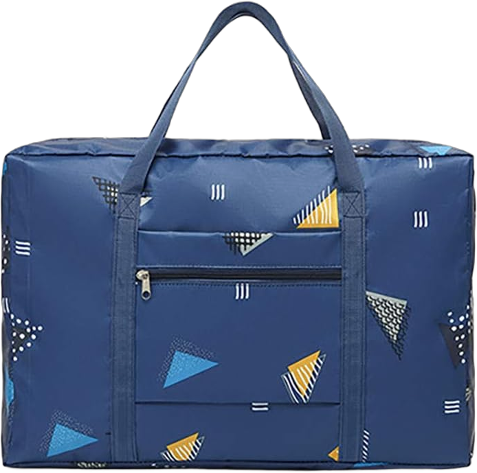Folding Travel Duffel Bag for Men & Women, 2019 New Large Capacity Storage Luggage bag, Waterproof & Durable Travel Bag for Sports, Gym, Travel (Blue)