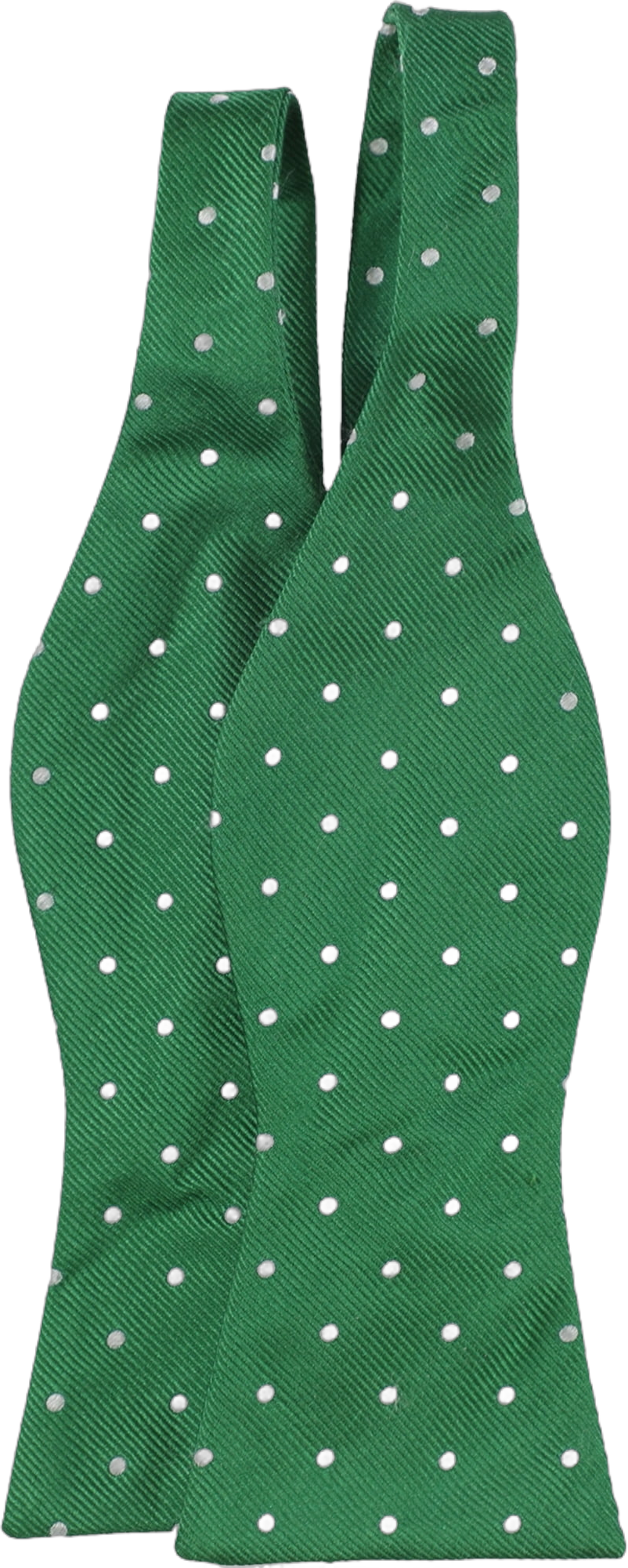 Tommy Hilfiger Boys Polka Dot Silk Self-tied Bow Tie, Green, One Size