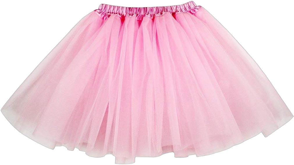 3 Layered Tulle Skirt Ballerina Tutu Dance Skirt Girls Women Medium-Large Pink