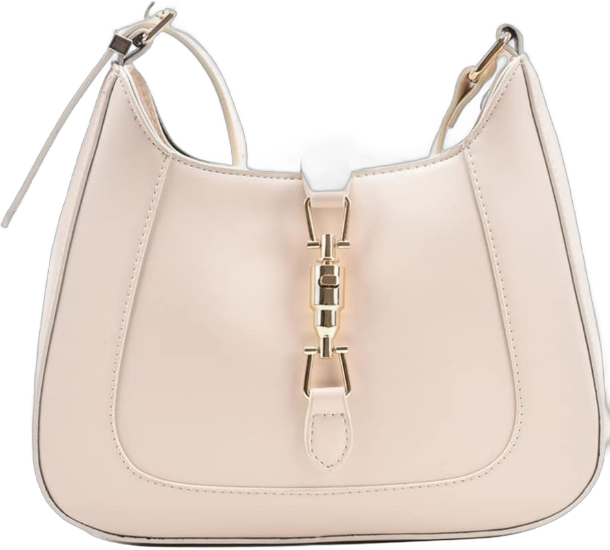 Shoulder Bag Purse for Women, Handbag Crossbody Bag Underarm PU Leather Wallet Tote White