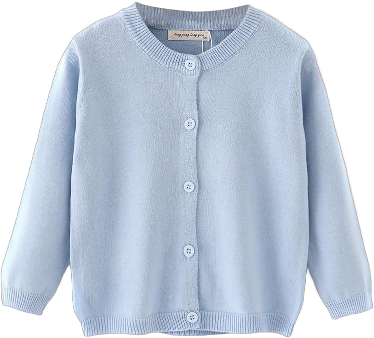 Baby Toddler Girls Boys Sweater Cardigan Thin Long Sleeve Button Down Solid Knit Cardigan School Uniforms 1-6t