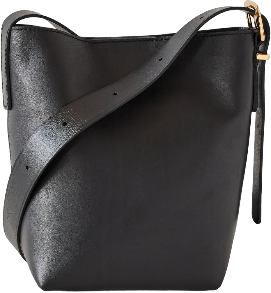 Madewell Women's The Chain-Strap Crossbody Bag in Leather True Black