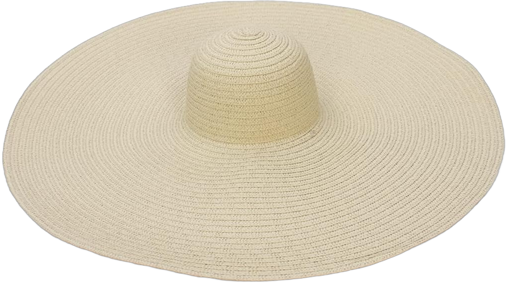 Oversized Straw Hat for Women Super Wide Brim Summer Sun Hat Packable Large Panama Beach Cap Sun Protection Beige