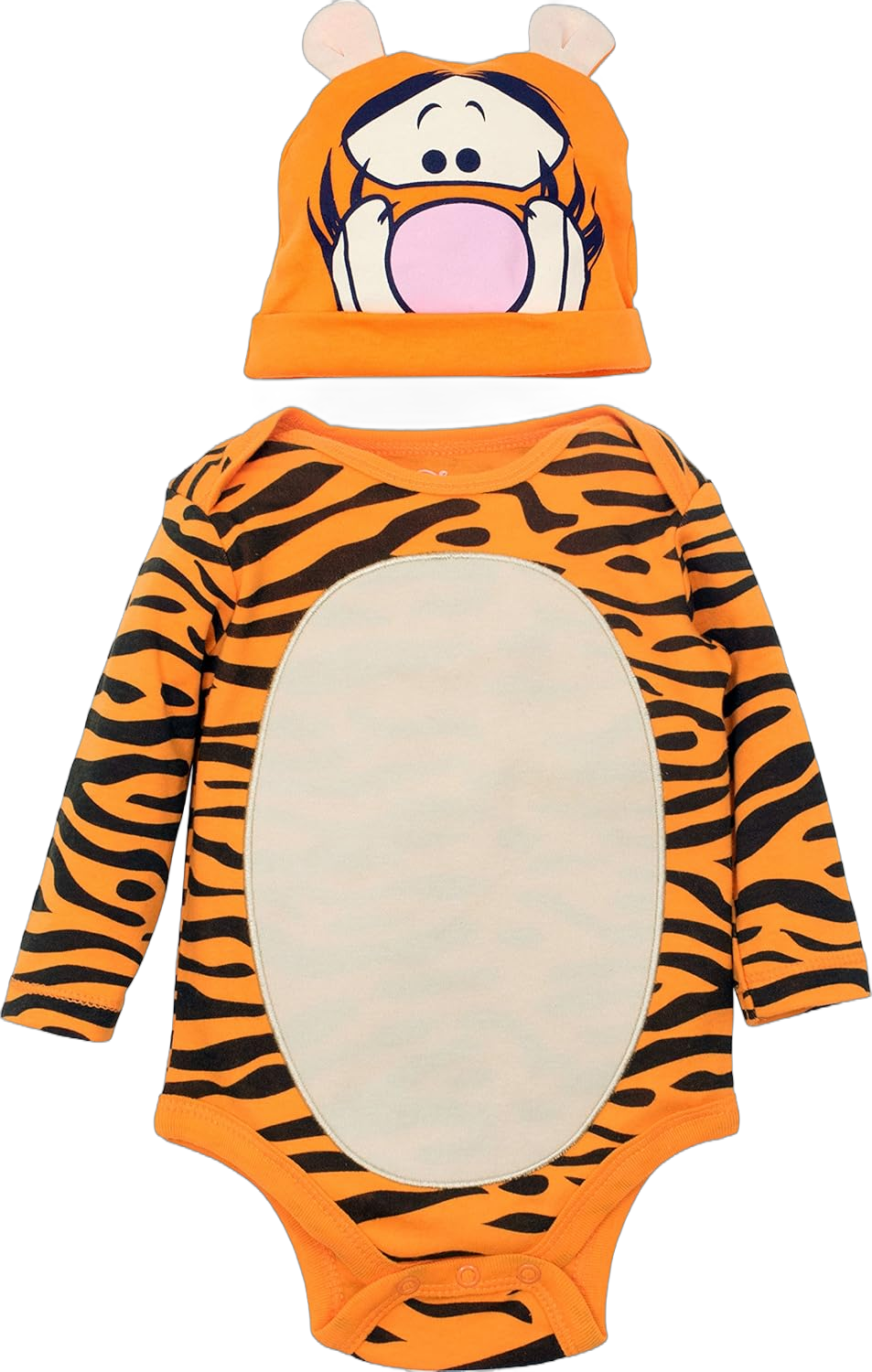 Disney Tigger Winnie the Pooh Baby Cosplay Bodysuit and Hat Newborn