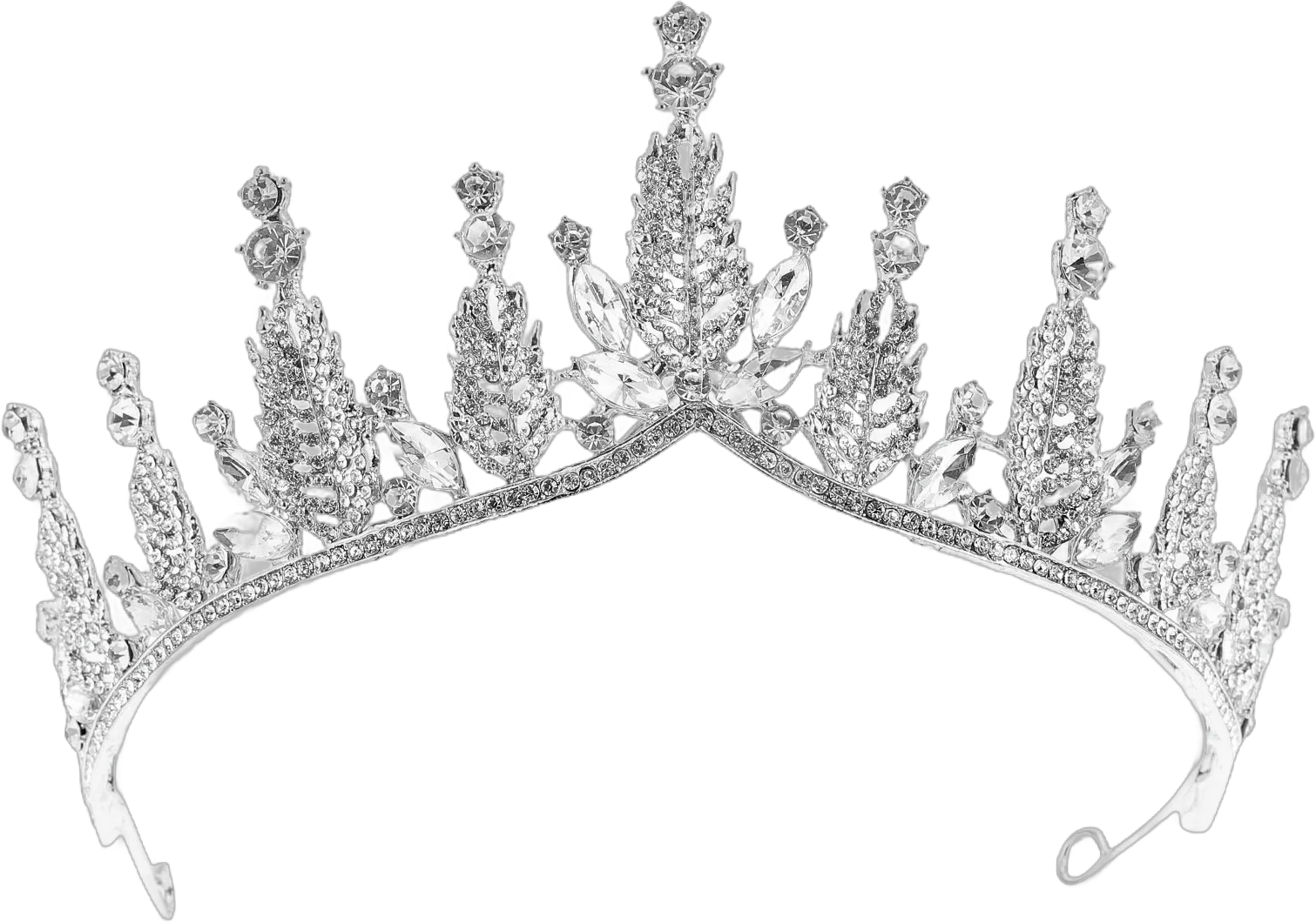 OUNONA Women Birthday Rhinestone Crown Tiara Crowns Bridal Crystalsashheadbands Wedding Headband Tiara