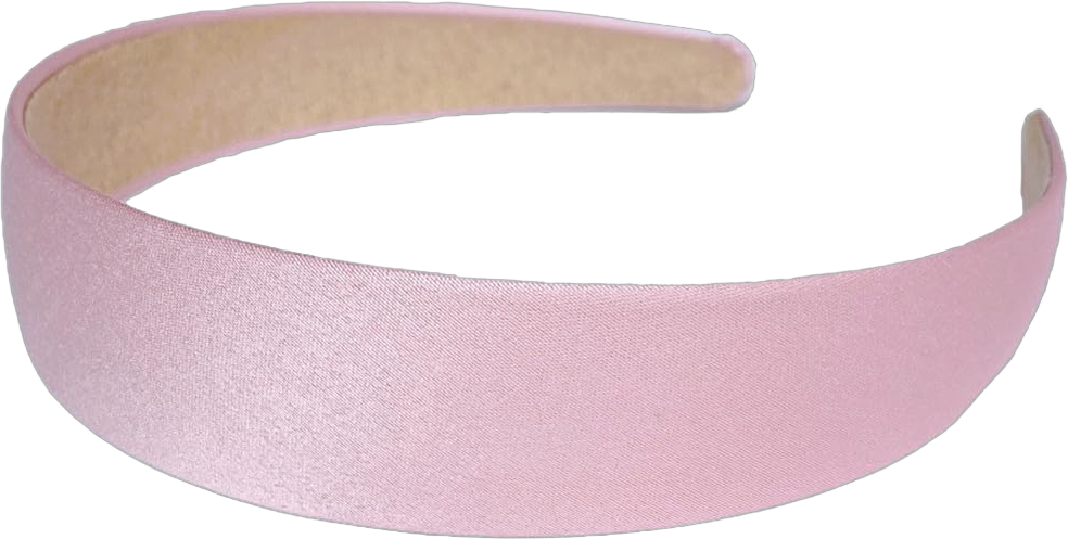 Pink Satin Headbands for Women Fashion Non slip Head Bands for Women and Girls