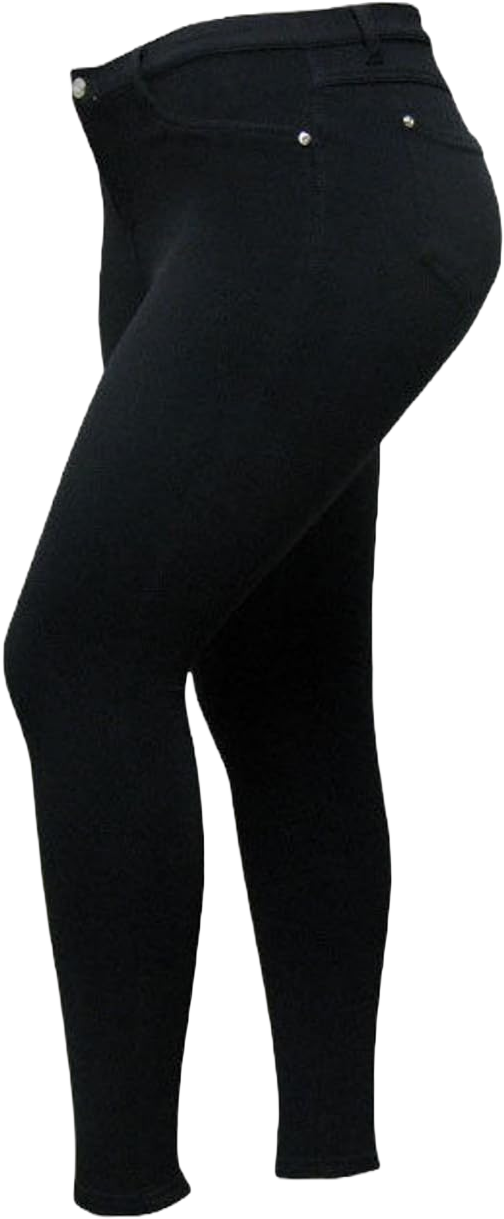 1826/926 Ponte Women's Butt Lift Plus Size Super Comfy Moleton Skinny Stretch Jeggings Legging Cotton Yoga Pants 18 Black