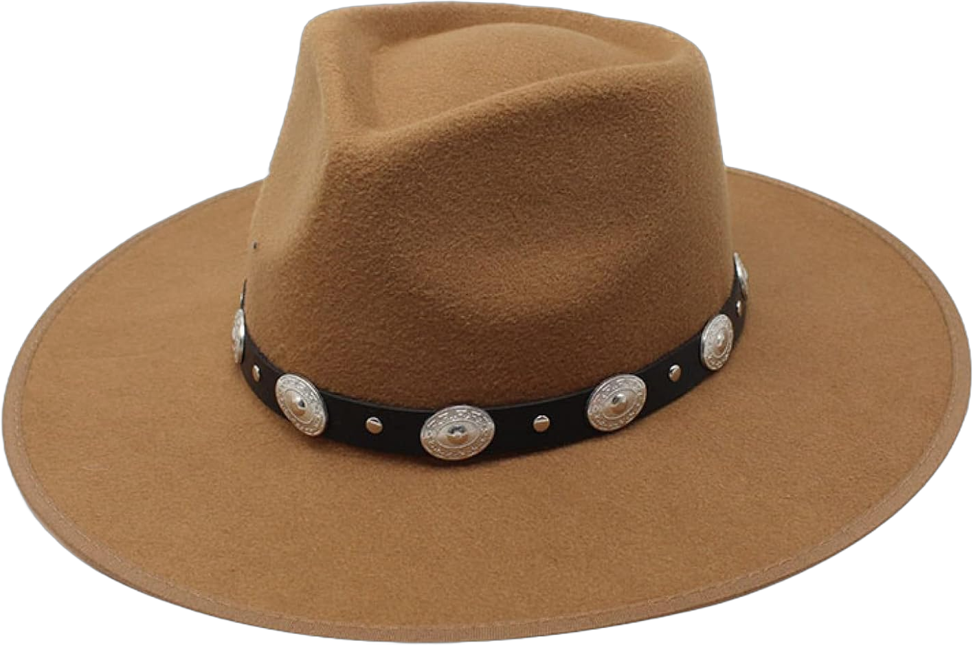 Wool Fedora Hat for Women Black Hats Men Simple Wide Brim Four Seasons Female Caps Top Fashion Jazz Cap One Size Light Brown