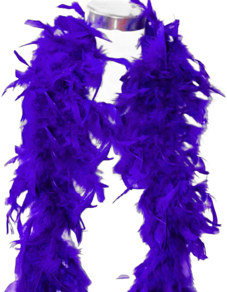 Wedfrse Scarf for Women,Cashmere Scarf Quality White Feather Boa Flapper Hen Night Burlesque Dance Party Show Costume Scarves for Women Lightweight,Neck Scarf Purple