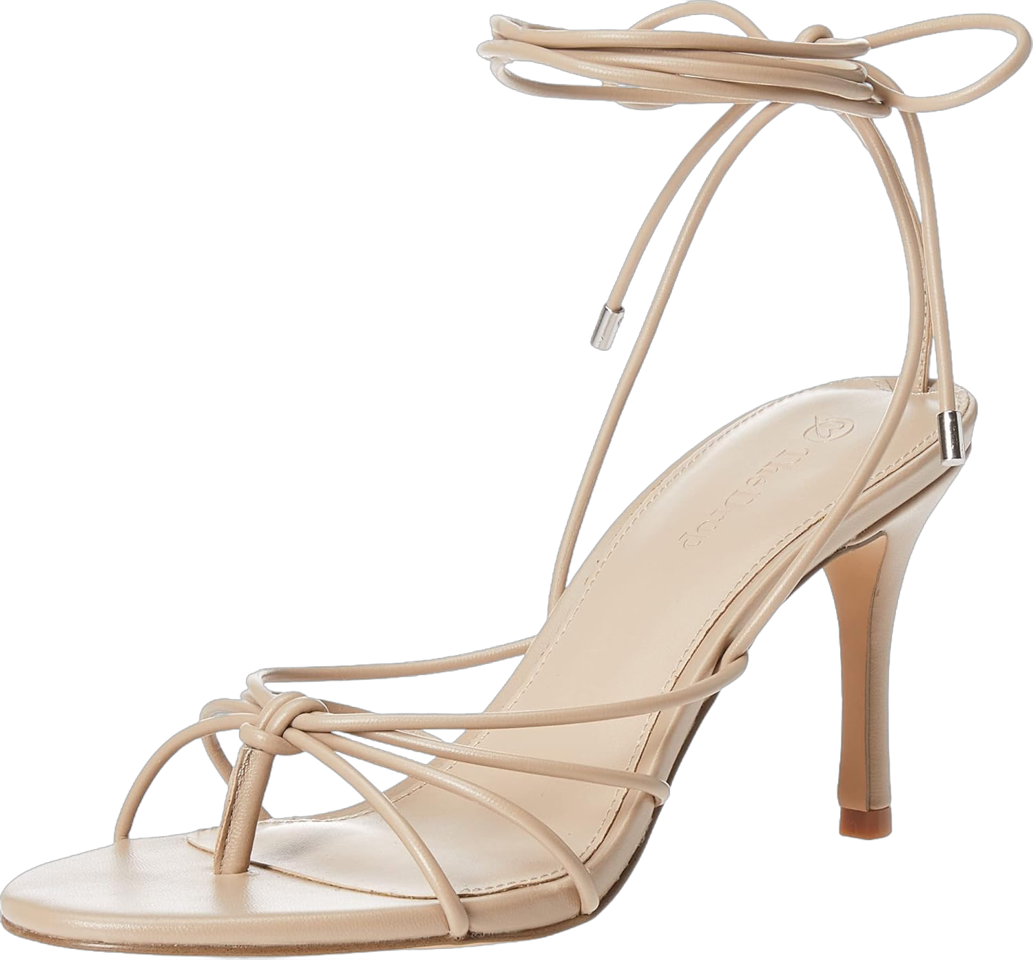 The Drop Women's Archie Lace-up Strappy Heeled Sandal Open Toe Heels 9.5 Doe Tan