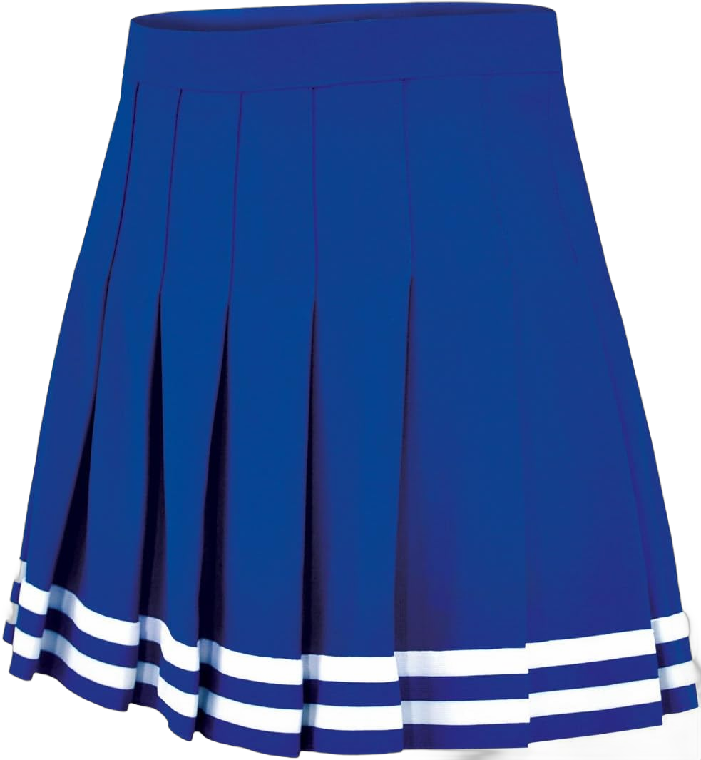 Double-Knit Knife-Pleat Cheerleading Skirt - Cheer Uniform Skirt - Womens Sizes