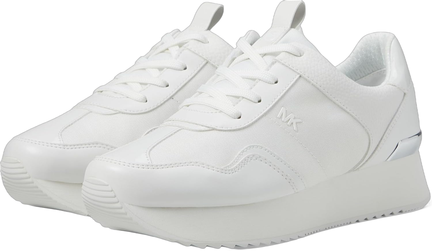 Michael Kors Women's Raina Trainer Sneaker 10 Optical White