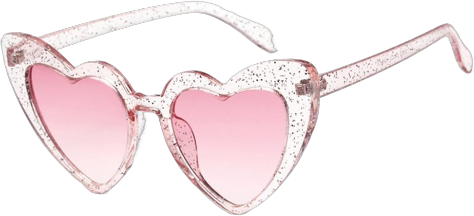 Love Heart Shaped Sunglasses for Women - Vintage Cat Eye Mod Style Retro Glasses as Christmas gift Babipink 53 Millimeters