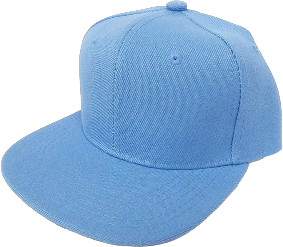 SILVERFEVER Tracker Sun Hat Snapback Baseball Cap Flat Bill Structured Hip Hop Hat- Infant Toddler | Kids Junior| Adult Late Teen-Adult 58 cm D Sky Blue