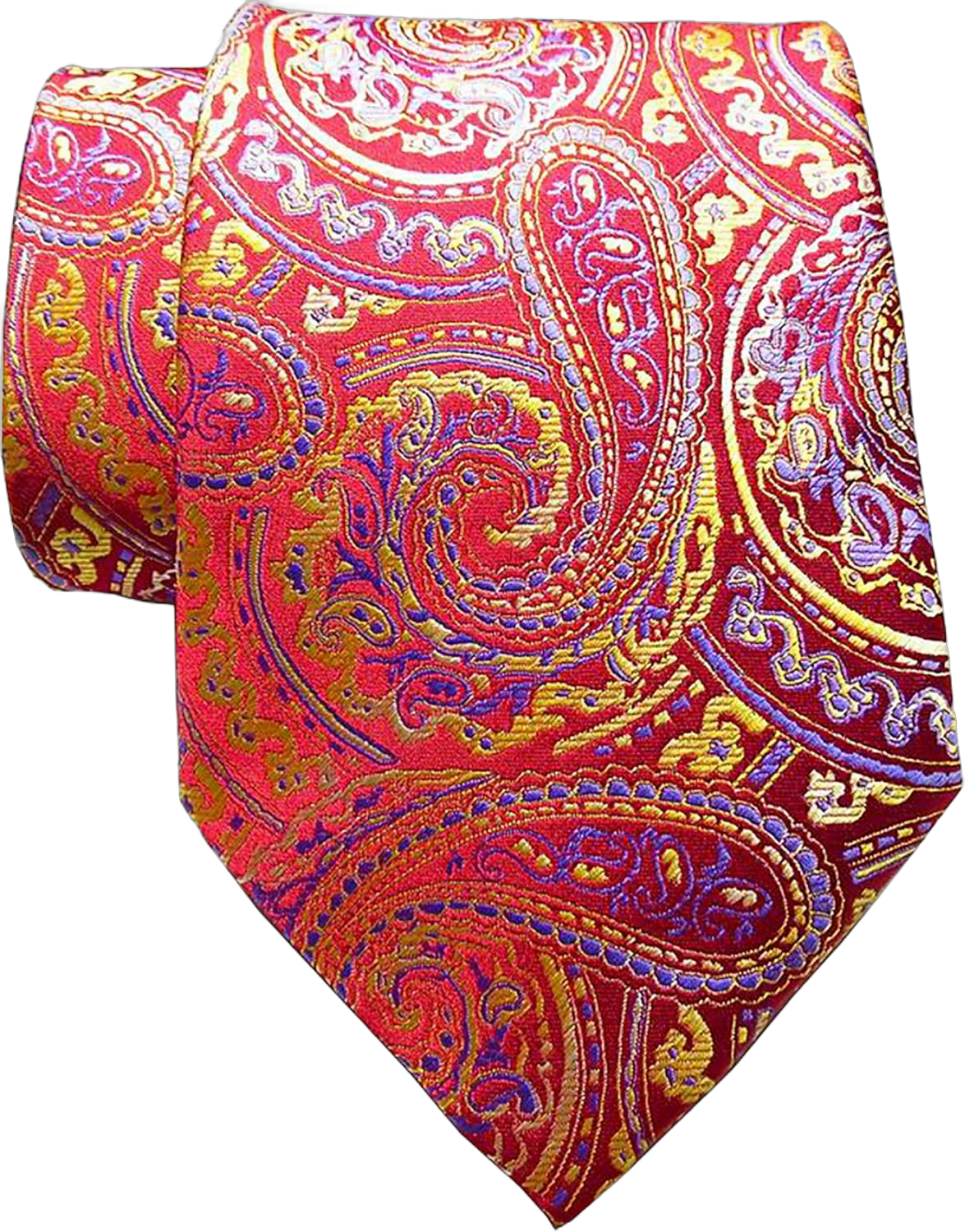 New Classic Paisley JACQUARD WOVEN Silk Men's Tie Necktie