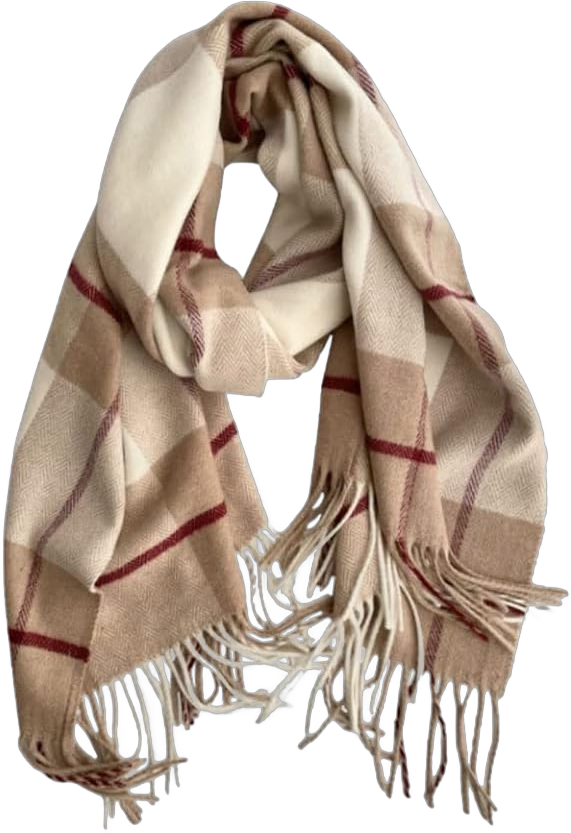 Wraps Wool Blend Scarf Luxury Plaid Stripe Thicken Winter Warm Women Scarfs Long Female Male Scarves Tassel Shawl 200*68cm Khaki