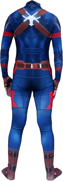 NEWCE costume Captain America adult male jumpsuit Marvel movie hero tights play suit Cos clothing