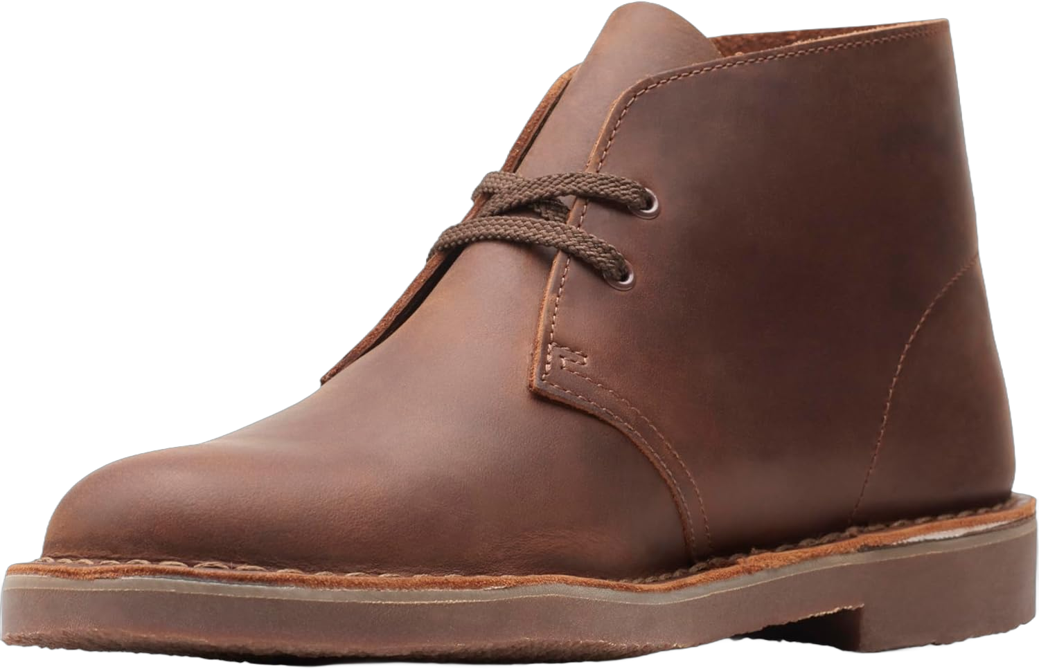 Clarks Men's Chukka Boot 8 Dark Brown Leather