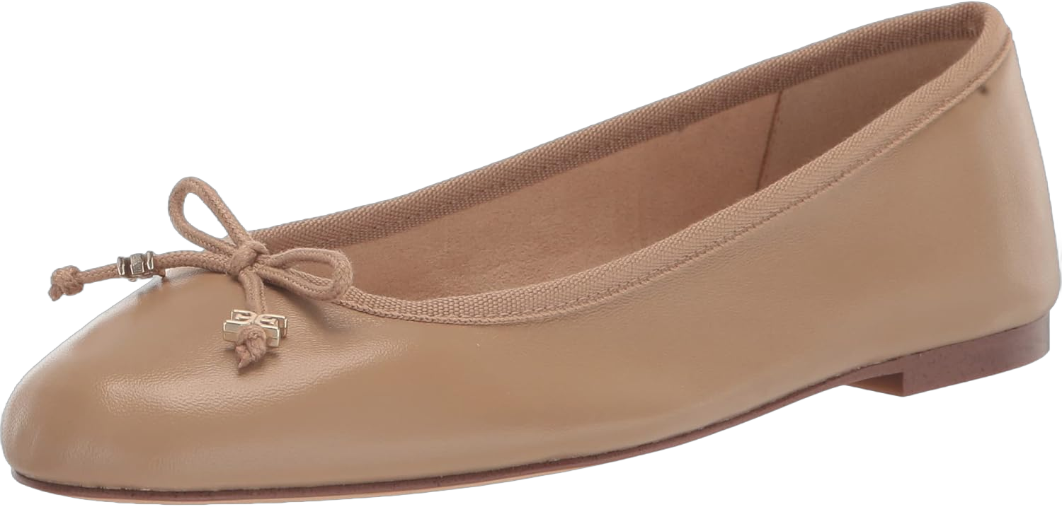 Sam Edelman Women's Felicia Ballet Flat 6 Soft Beige Luxe