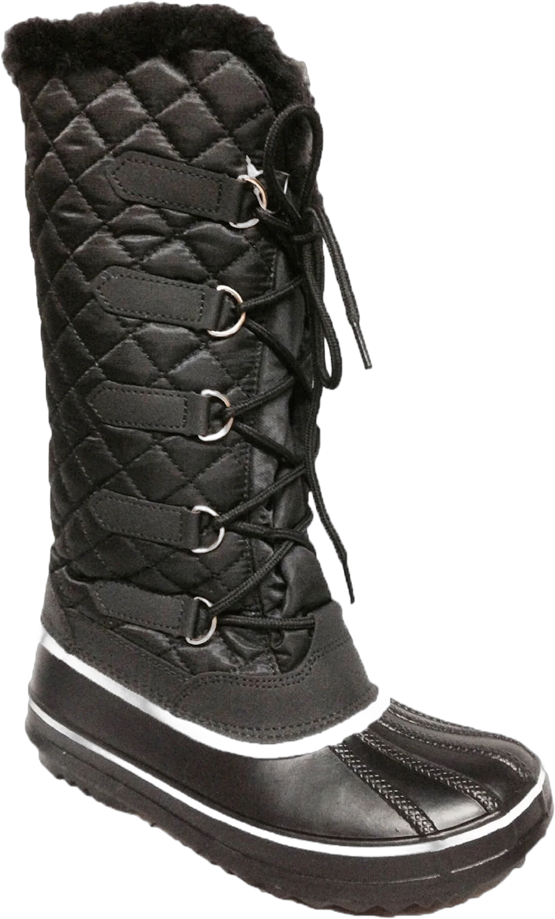 Tanleewa Mid-Calf Waterproof Women Winter Snow Boots Nonslip 8.5 Female