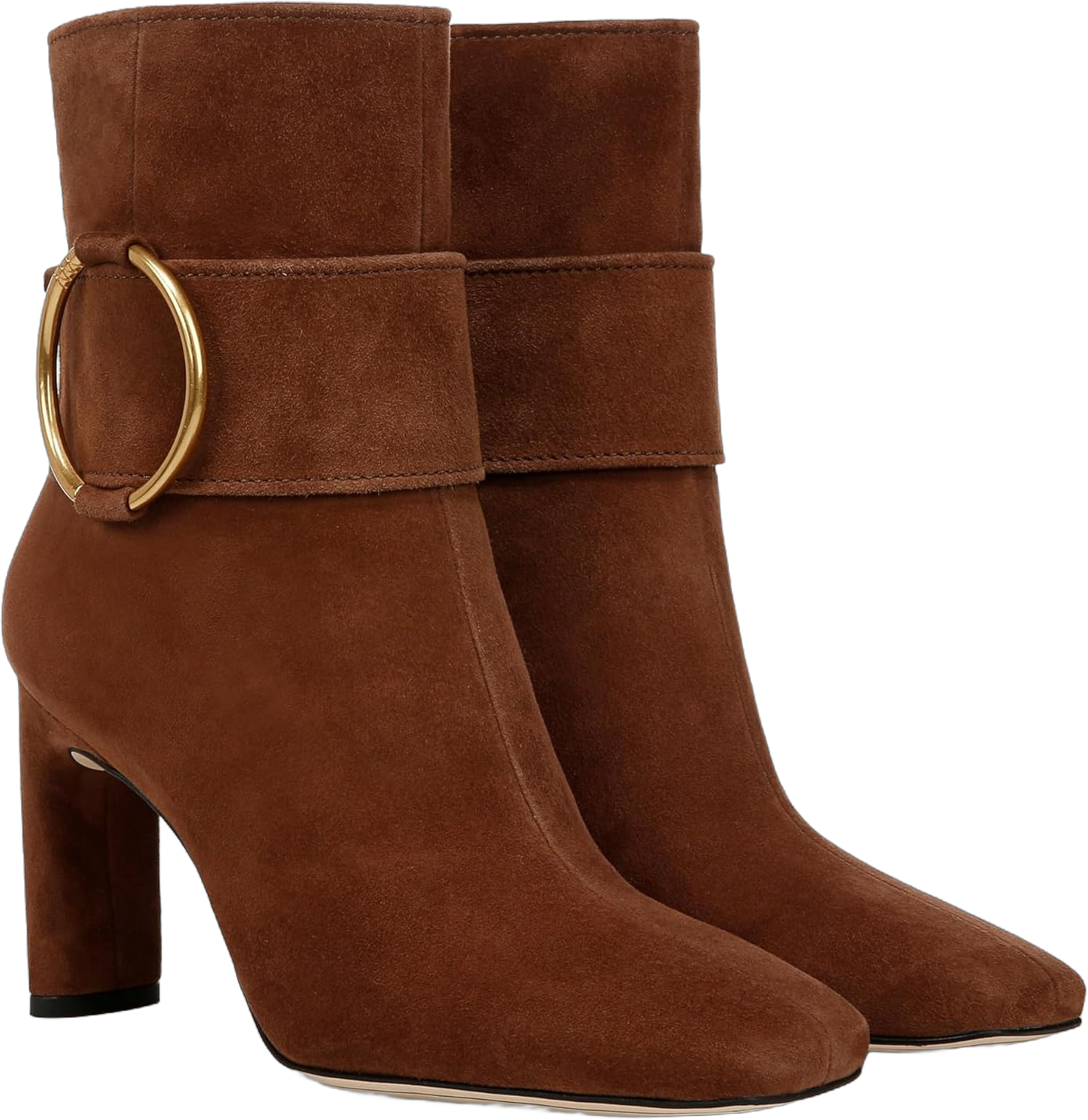 Franco Sarto Women's Flexa Elia Ankle Boot 9.5 Wooden Brown Suede