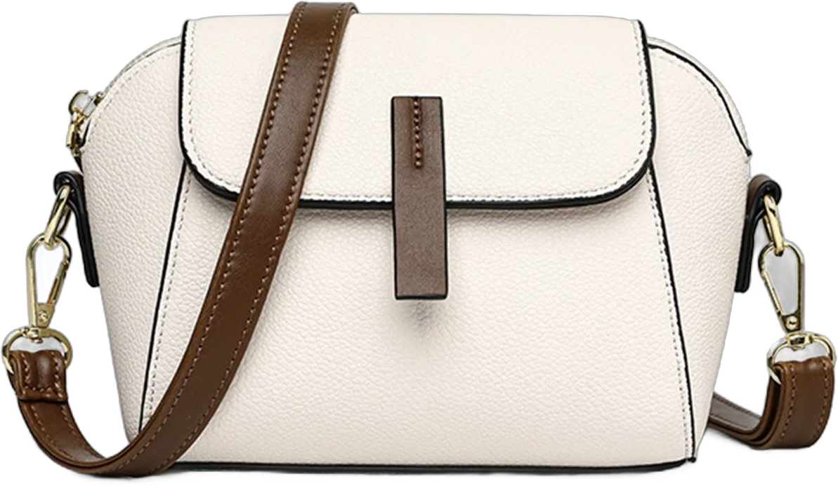 Christmas Saving Clearance! UHUYA Light Luxury Soft Leather Trendy and Versatile Crossbody Bag, Women Casual Shoulder Bag, Women Crossbody Bag, White