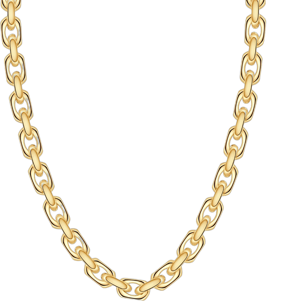 Pompeii3 14k Yellow Gold Women's 24" Chain Necklace 42 Grams 8.5mm Thick