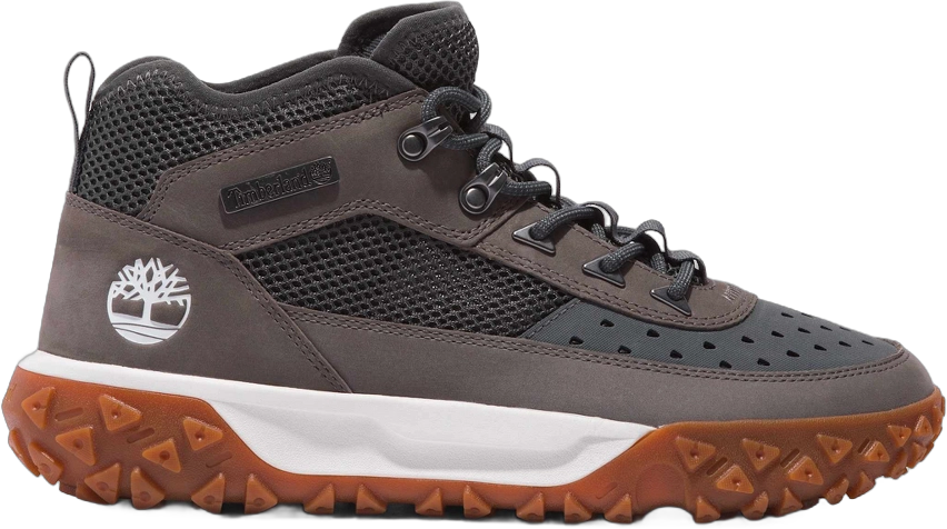 Timberland Men’s GreenStride™ Motion 6 Mid Lace-Up Waterproof Hiking Boot, Medium Grey, 7