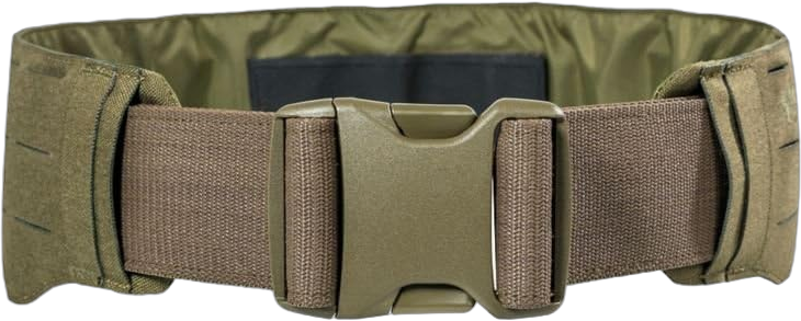 Tasmanian Tiger Warrior Belt LC, Tactical Utility Belt, Laser Cut MOLLE System, Hook-and-Loop Attachment, Medium, Olive (TT-7783-331-M)