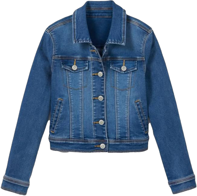 Boys Girls Basic Jean Jacket Kids Casual Denim Coat Classic Outwear X-Small Blue