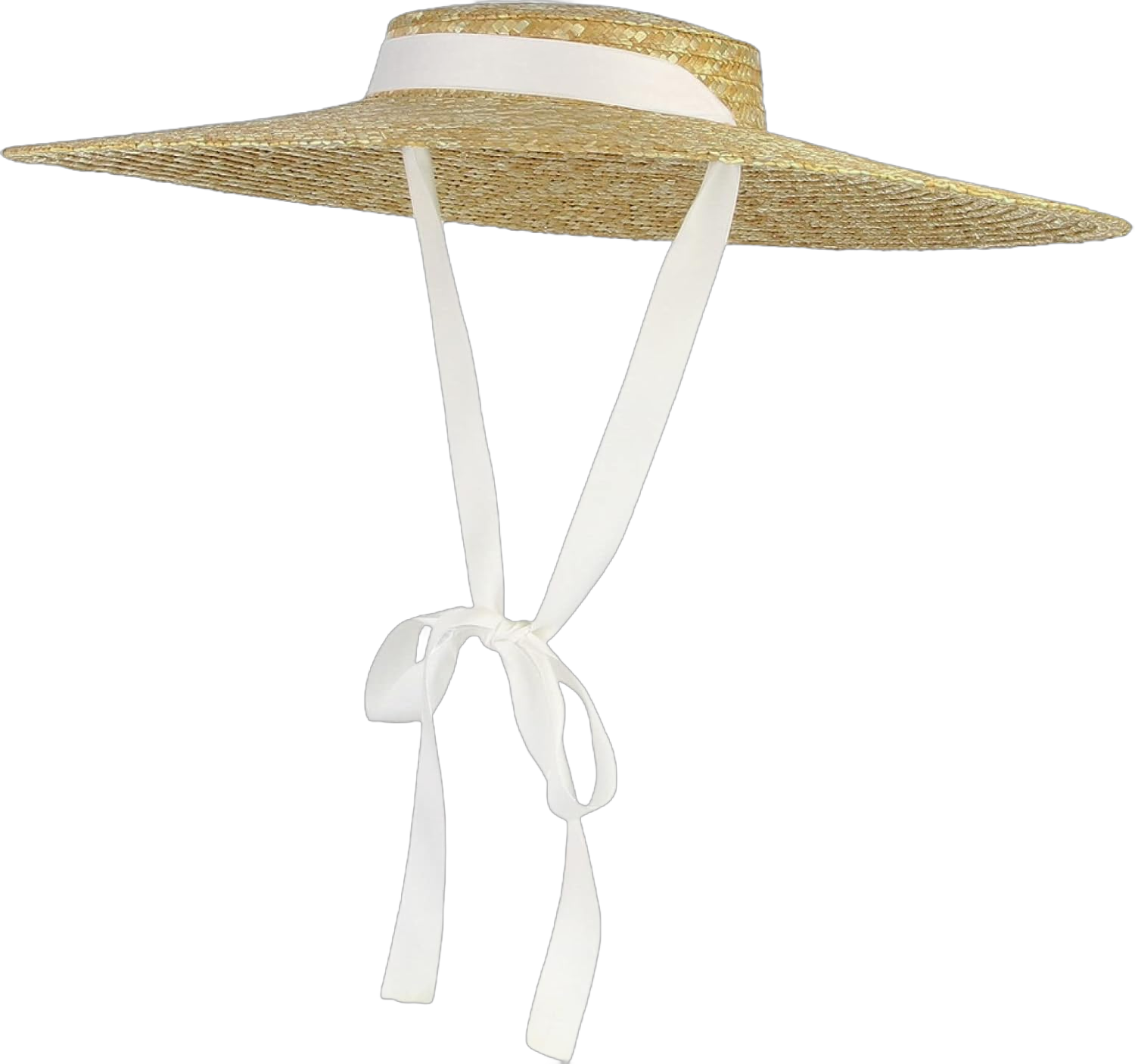 Womens Straw Hat Large Wide Brim Flat Top Sun Hat Summer UV Protection Beach Travel Outdoor Straw Cap One Size B