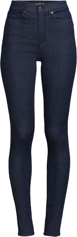 Lands' End Women's Petite High Rise Stretch Denim Skinny Jeans - 2 - River Rinse