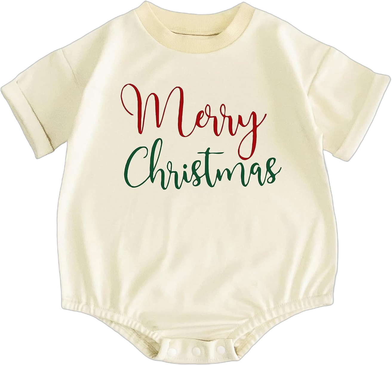 Merry Christmas Shitters Full Romper Front Back Christmas Holiday Bodysuit Family Xmas 1st Funny Baby Onesie (18-24 Months, Front& Back Merry Christmas-Short Sleeve Sweatshirt Bodysuit)